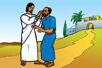 56. Jésus guérit un aveugle