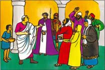 106. Jésus devant Pilate