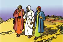 113. Jésus sur la route d'Emmaüs
