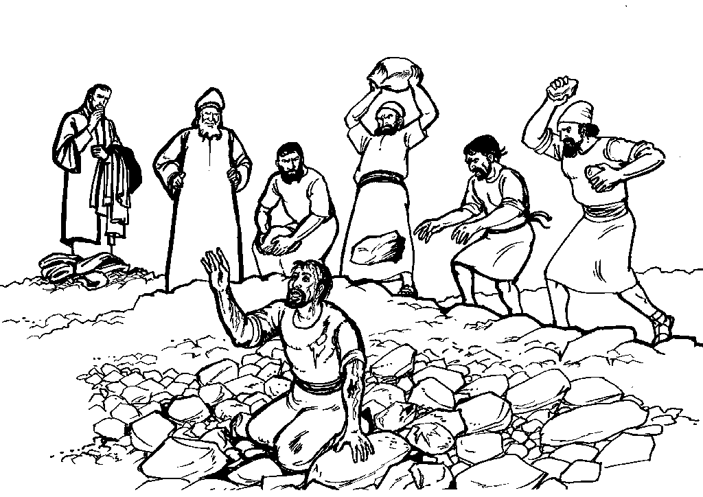 Stoning Of Stephen Coloring Page Coloring Pages - vrogue.co